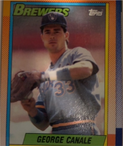 1990 Topps #344 George Canale — front