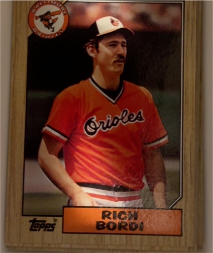 1987 Topps #500 Rich Bordi — front