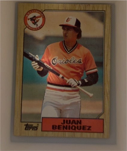 1987 Topps #688 Juan Beniquez — front