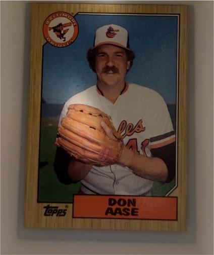 1987 Topps #766 Don Aase — front