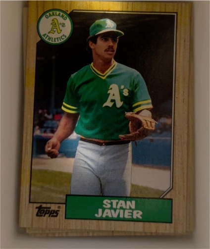 1987 Topps #263 Stan Javier — front