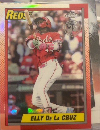 2025 Topps Chrome Update #90CU-3 Elly De La Cruz — front
