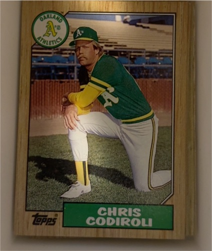 1987 Topps #217 Chris Codiroli — front