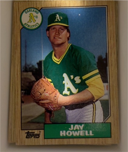1987 Topps #391 Jay Howell — front