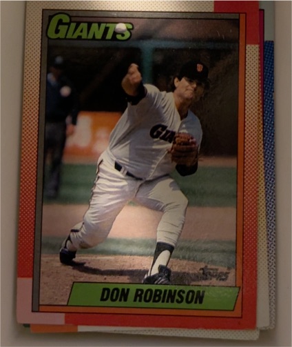 1990 Topps #217 Don Robinson — front
