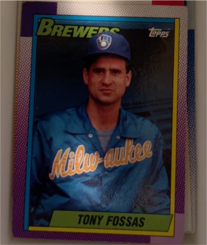 1990 Topps #34 Tony Fossas — front