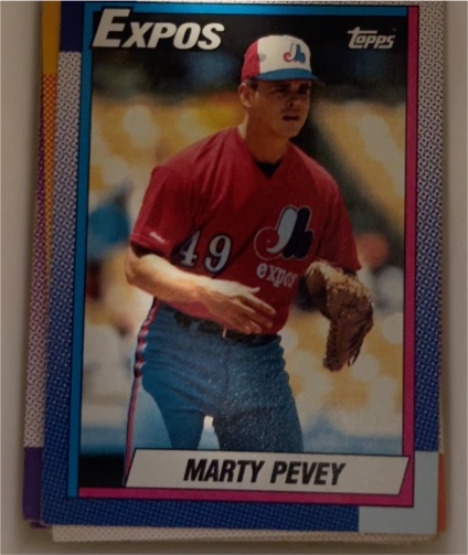 1990 Topps #137 Marty Pevey — front