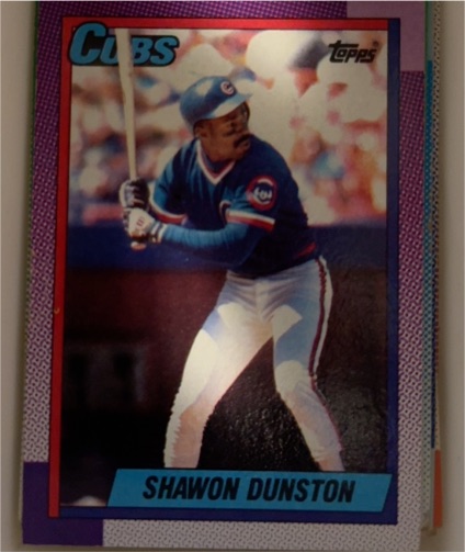 1990 Topps #415 Shawon Dunston — front
