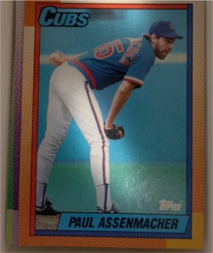 1990 Topps #644 Paul Assenmacher — front