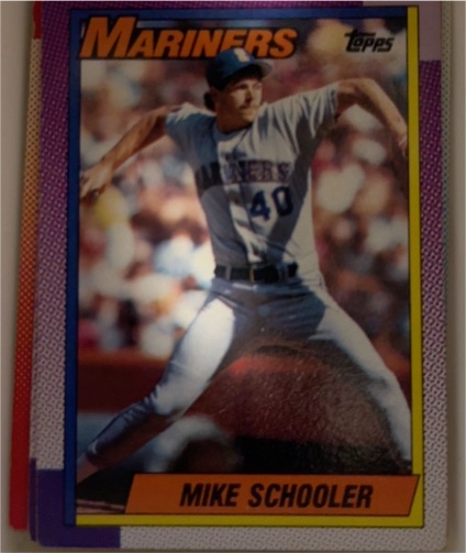 1990 Topps #681 Mike Schooler — front