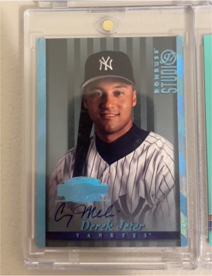 1997 Donruss Studio #91 Derek Jeter — front