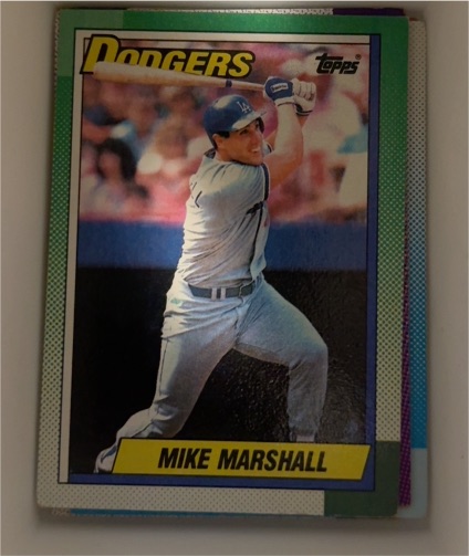 1990 Topps #198 Mike Marshall — front