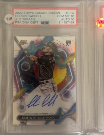 2023 Topps Cosmic Chrome #CCA Corbin Carroll — front