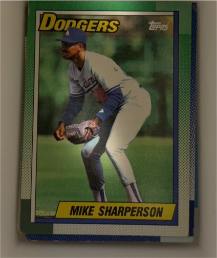 1990 Topps #117 Mike Sharperson — front