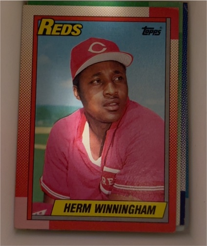 1990 Topps #94 Herm Winningham — front
