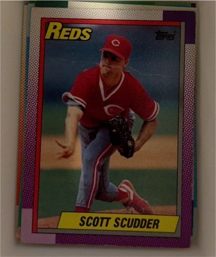 1990 Topps #553 Scott Scudder — front