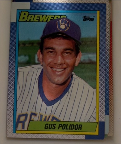 1990 Topps #313 Gus Polidor — front
