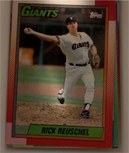 1990 Topps #190 Rick Reuschel — front