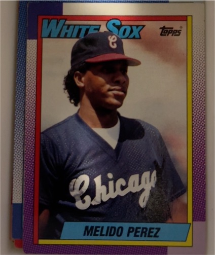 1990 Topps #621 Melido Perez Chicago White Sox — front
