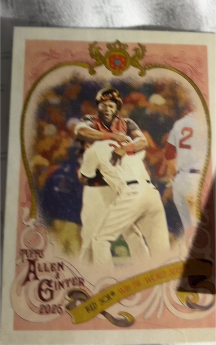 2025 Topps Allen & Ginter #SV-8 David Ortiz Sweet Victory — front