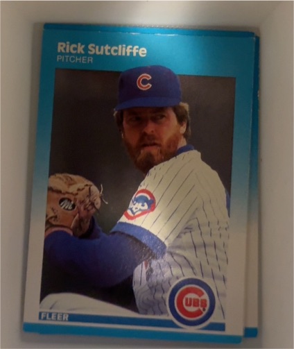 1987 Fleer #576 Rick Sutcliffe Chicago Cubs — front