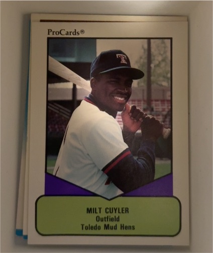 1990 ProCards # unknown Milt Cuyler — front