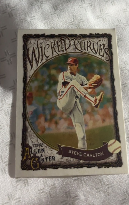 2025 Topps Allen & Ginter #WC-14 Steve Carlton Wicked Curves — front