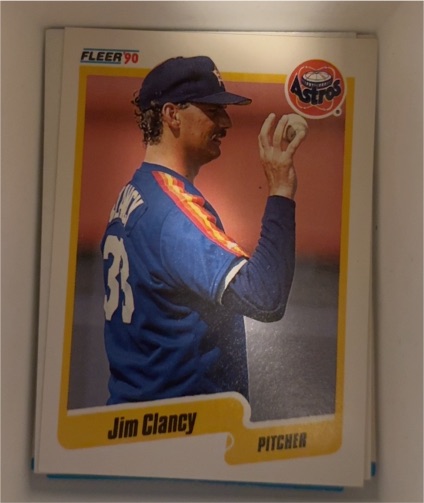 1990 Fleer #226 Jim Clancy — front