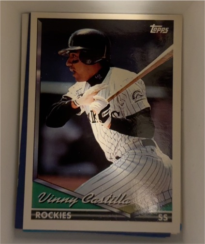 1994 Topps #163 Vinny Castilla — front