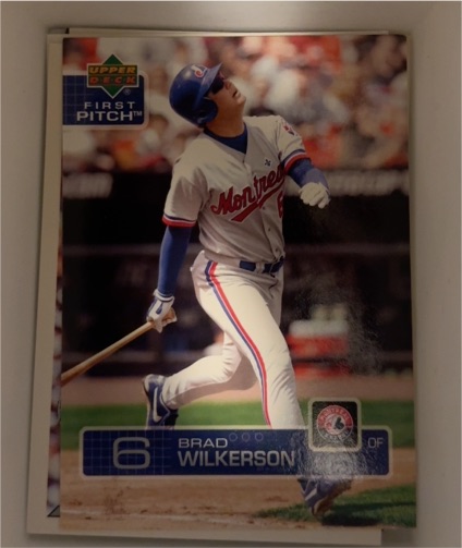 2003 Upper Deck First Pitch #6 Brad Wilkerson — front