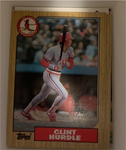 1987 Topps #317 Clint Hurdle — front