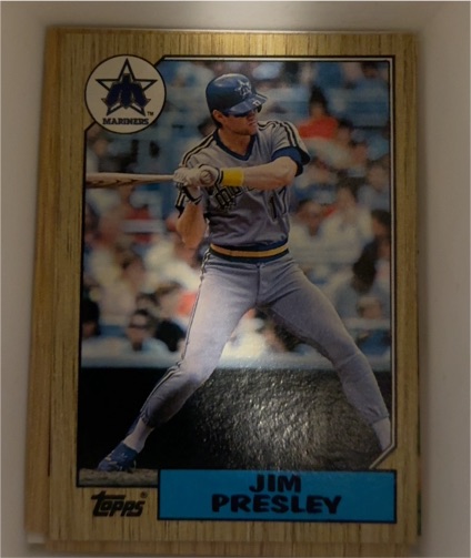 1987 Topps #45 Jim Presley — front