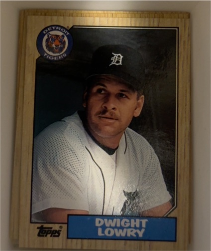1987 Topps #483 Dwight Lowry — front