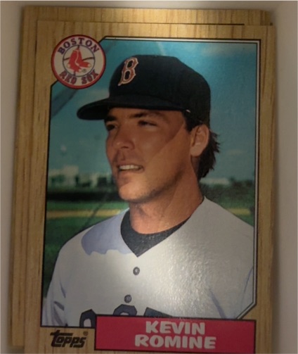 1987 Topps #121 Kevin Romine — front