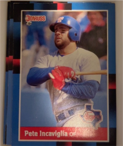 1988 Donruss #304 Pete Incaviglia — front