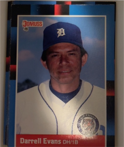1988 Donruss #250 Darrell Evans — front