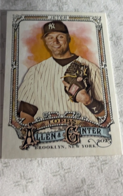 2025 Topps Allen & Ginter #21 Derek Jeter — front