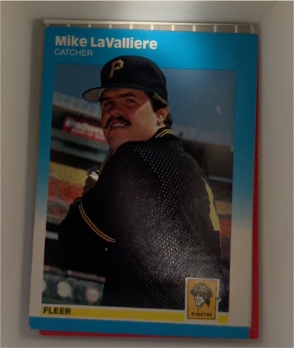 1987 Fleer Update #U-60 Mike LaValliere — front