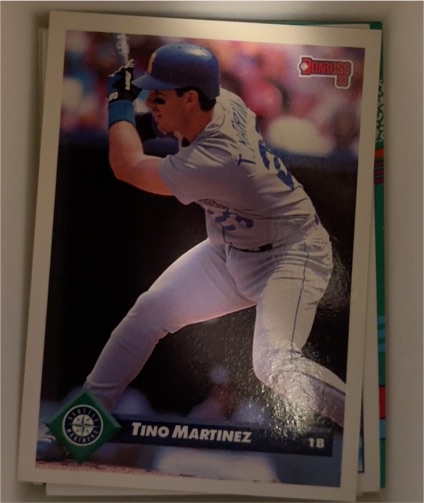 1993 Donruss #217 Tino Martinez — front