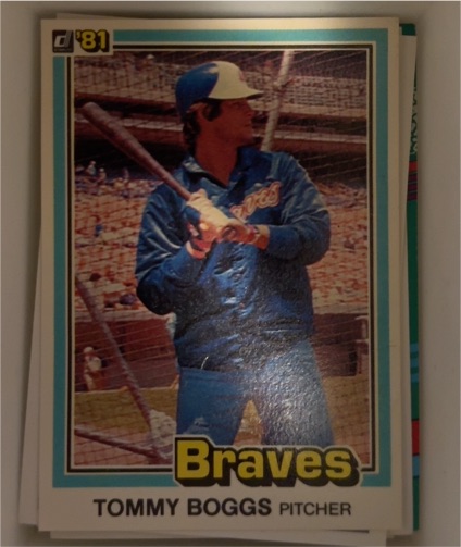 1981 Donruss #597 Tommy Boggs — front