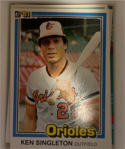 1981 Donruss #115 Ken Singleton — front