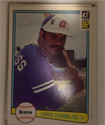 1982 Donruss #47 Chris Chambliss — front