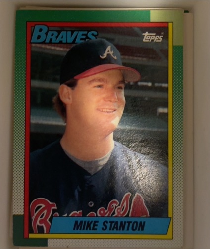 1990 Topps #694 Mike Stanton — front