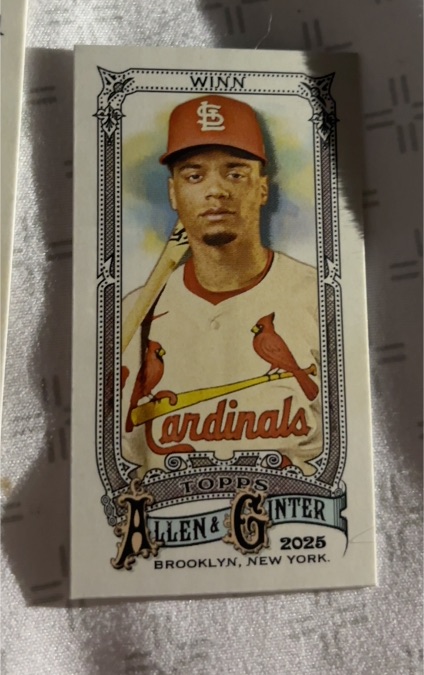 2025 Topps Allen & Ginter Mini #87 Masyn Winn — front