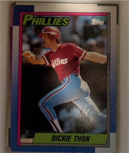 1990 Topps #269 Dickie Thon — front