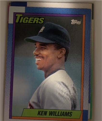 1990 Topps #327 Ken Williams — front