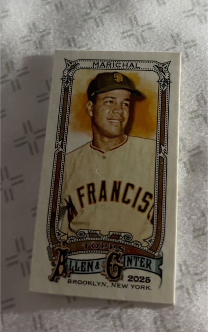 2025 Topps Allen & Ginter Mini #334 Juan Marichal — front