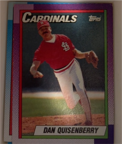 1990 Topps #312 Dan Quisenberry — front