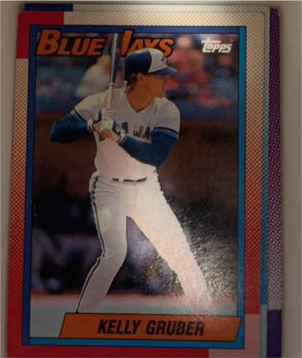 1990 Topps #505 Kelly Gruber — front