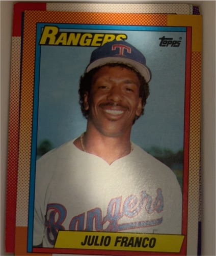 1990 Topps #550 Julio Franco — front
